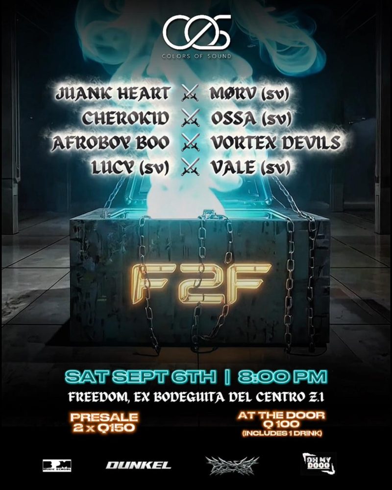 F2F FORMAT EVENT VOL.1 | PRESALES 2 x Q.150 (only 100 tix)